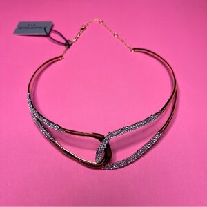 Alexis Bittar Solanales Crystal Interlock Necklace NWT